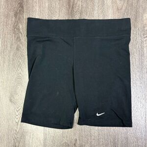Nike Sportswear Womens Leg-A-See Tight Fit Shorts CT0634-010 Black Size 2X NWOT